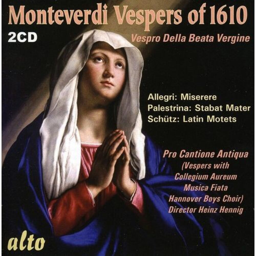 Pro Cantione Antiqua - Vespers of 1610  CD